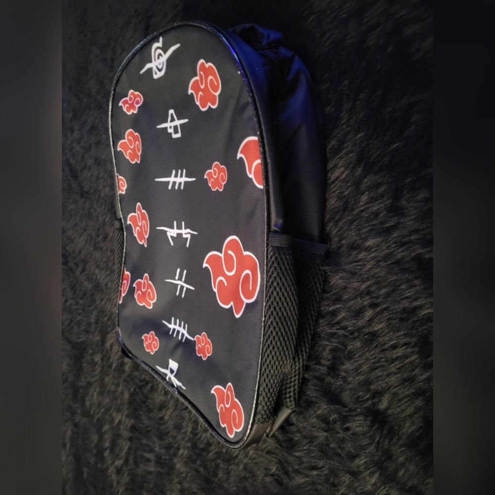 Naruto Akatsuki Clouds Black Mini Backpack - image 4